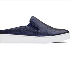 Navy Blue Slip-On Sneakers